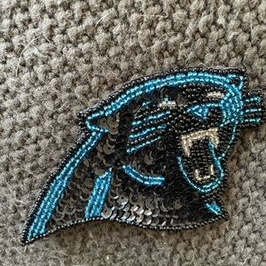 Carolina Panthers hair clip